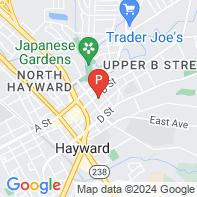 View Map of 1237 B Street,Hayward,CA,94541